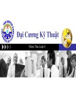 Đại cương kĩ thuật pptx