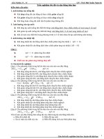 bài tập hóa học Trắc nghiệm tốc độ và cân bằng hóa pdf