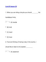 Level B lesson 20 pptx