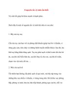 8 nguyên tắc vệ sinh cần thiết doc