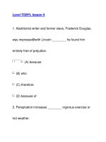 Level TOEFL lesson 51 ppsx