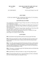 QUYẾT ĐỊNH Số: 58/2007/QĐ-BTC VỀ VIỆC QUY ĐỊNH MỨC THU, CHẾ ĐỘ THU, NỘP, QUẢN LÝ VÀ SỬ DỤNG PHÍ QUA PHÀ VĨNH THỊNH ppt