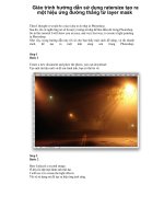 Giáo trình hướng dẫn sử dụng ratersize tạo ra một hiệu ứng đường thẳng từ layer mask p1 doc