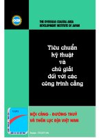 Tiêu chuẩn kỹ thuật và chú giải đối với các công trình cảng - Phần 1 Khái quát potx