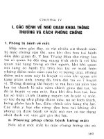 CÁC BỆNH NGŨ QUAN THÔNG THƯỜNG VÀ CÁCH PHÒNG CHỐNG potx