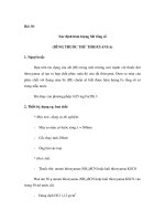 Thí nghiệm quan trắc khảo sát môi trường - Phần 2 - Bài 10 pptx