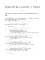 Giáo trình hướng dẫn phân tích hai vòng lặp của mỗi Service,Activity theo phương thức chu kỳ thời gian p2 pot