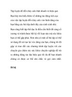 Tập luyện để đốt cháy calo thật nhanh và hiệu quả pps