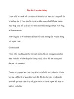 Dạy bé về sự cảm thông docx