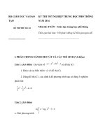đề thi thử tốt nghiệp trung học phổ thông môn toán 2014 1 (23)