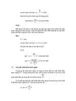 Giáo trình hướng dẫn cơ bản giá trị của tiền tệ trong tài chính từ lãi suất và tỷ suất lợi tức phần 5 docx