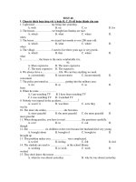 KÝ THI THỬ HSG MÔN ANH VĂN NĂM 2011 - TEST 48 docx