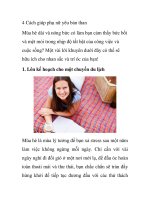 4 Cách giúp phụ nữ yêu bản than potx