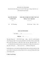 MẪU BÁO CÁO THẨM ĐỊNH ppt