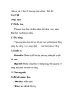 Giáo án vật lý lớp 10 chương trình cơ bản - Tiết 46 : BÀI TẬP pptx