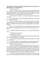 Cấp lại giấy phép kinh doanh bán buôn (hoặc đại lý bán buôn) sản phẩm thuốc lá - T-HTI-047130-TT ppt