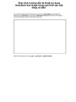 Giáo trình hướng dẫn kỹ thuật sử dụng Grandient tool shape trong quá trình tạo một thiệp cổ điển p1 docx