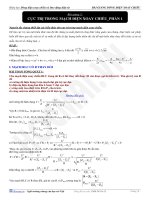 Bài tập vật lý 5: Cực trị trong dòng điện xoay chiều - 1 pot