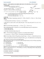 DẠNG 15 TỔNG HỢP HAI DAO ĐỘNG ĐIỀU HOÀ CÙNG PHƯƠNG, CÙNG TẦN SỐ pps