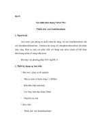 Thí nghiệm quan trắc khảo sát môi trường - Phần 2 - Bài 9 potx