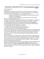 Hướng Dẫn Cài Đặt Phần Mềm NS-2 potx