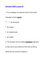 Synonym-TOEFL-Lesson 42 pps