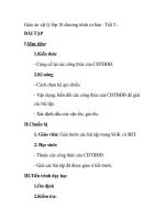 Giáo án vật lý lớp 10 chương trình cơ bản - Tiết 5 : BÀI TẬP docx