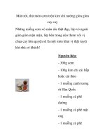 Mát trời, thử món cơm trộn kim chi nướng giòn giòn cay cay docx