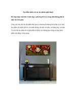 Tạo điểm nhấn với các tác phẩm nghệ thuật pptx