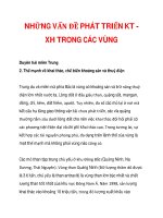 NHỮNG VẤN ĐỀ PHÁT TRIỂN KT XH TRONG CÁC VÙNG_7 pot