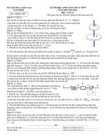 KÌ THI HỌC SINH GIỎI LỚP 12 THPT NĂM HỌC 2010-2011 Môn : VẬT LÍ pps