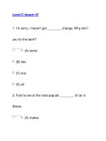 Level C lesson 47 ppt