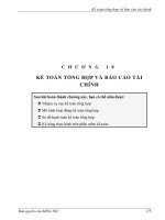 Giáo trình KẾ TOÁN MÁY - Chương 10 ppsx