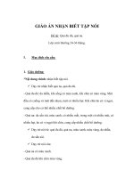 Giáo án mầm non - Đề tài: Quả đu đủ, quả na. doc