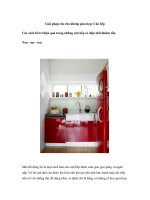 Giải pháp cho cho không gian hẹp: Căn bếp pdf