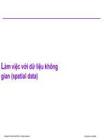 Làm việc với dữ liệu không gian ppsx