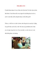 Kiên nhẫn với bé ppsx