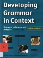 devoloping grammar in context phần 1 pdf
