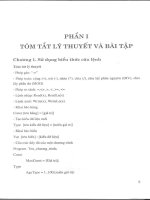 Bài tập pascal : Tóm tắt lý thuyết và bài tập part 1 ppsx