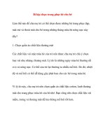 Bí kíp chọn trang phục hè cho bé ppt