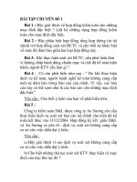 BÀI TậP CAO HỌC CHUYÊN Đề 1 pptx