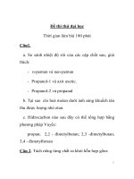 Đề thi thử đại học trường THPT Phan Thúc Trực ppt