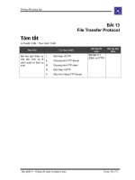 CHỨNG CHỈ QUẢN TRỊ MẠNG LINUX - BÀI 13 ( tiếp theo) pps