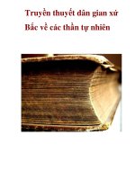 Truyền thuyết dân gian xứ Bắc về các thần tự nhiên pptx