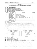 Tài liệu hướng dẫn thí nghiệm cơ sở kỹ thuật điện - Bài 2 ppsx