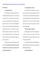 Giải pháp Marketing thúc đẩy tiêu thụ ở Cty Xi măng Việt Nam khi gia nhập AFTA - 1 potx