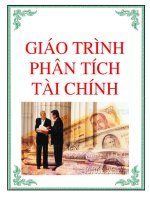 Giáo trình phân tích tài chính ppsx