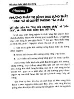 Điều trị và phòng tránh bệnh đau thắt lưng potx