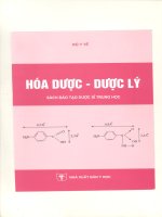 Giáo trình Hóa Dược - Dược Lý part 1 ppt