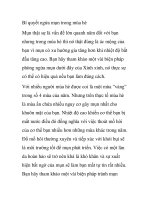 Bí quyết ngừa mụn trong mùa hè doc